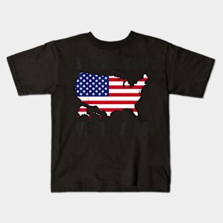 Veterans Day Memorial Day Partiotic Military Usa Kids T-Shirt